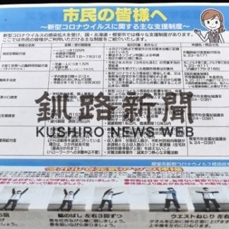 根室市、コロナ支援制度でチラシ配布へ(2020-05-01)