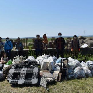 星が浦海岸でごみ拾い(2020-05-31)