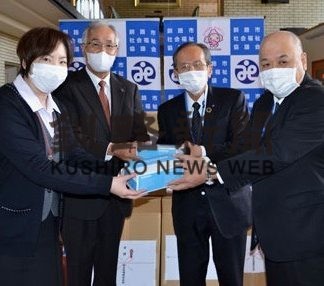 釧路市社協などにマスク１万枚を寄贈(2020-05-21)
