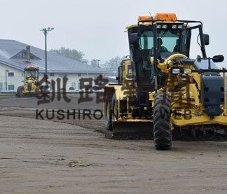 地域貢献活動で体育施設や学校グラウンド整備(2020-06-09)