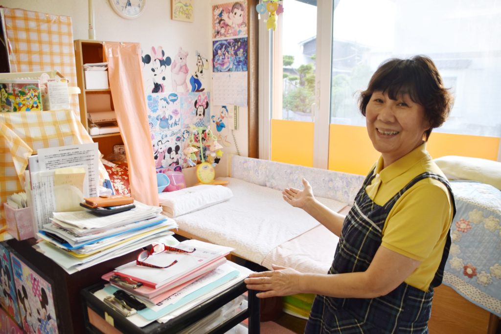 赤ちゃんと一緒に施術が受けられる診察室