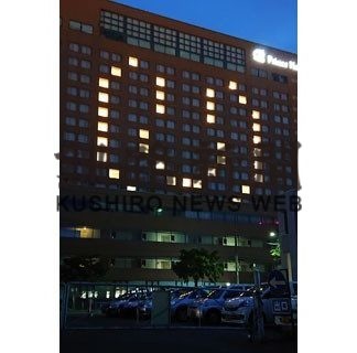 笑顔で「お出迎え」　プリンスホテルライトアップ(2020-06-24)