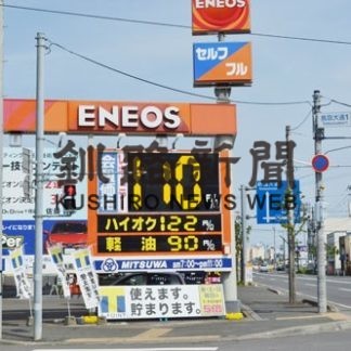 ガソリン価格値上げ傾向(2020-06-11)