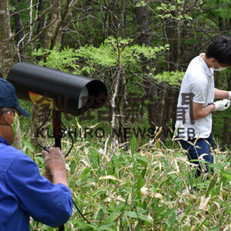 ヒグマの乳牛被害防げ、音と光の追い払い機を導入(2020-06-18)