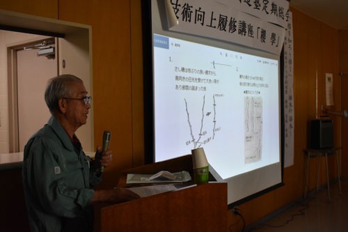 技術向上履修講座で挿し木の方法解説(2020-06-19)