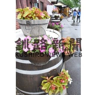 木だる、花で彩り　摩周温泉(2020-06-21)