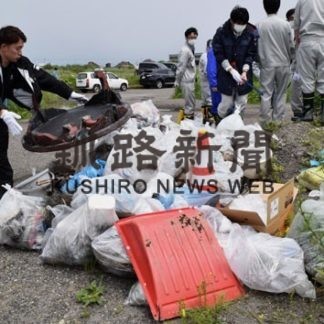 海の恩恵感謝し海岸清掃(2020-07-05)