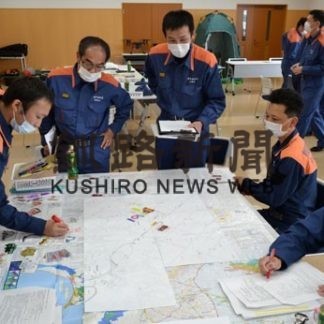 大津波想定、２消防組合が合同図上訓練(2020-07-19)