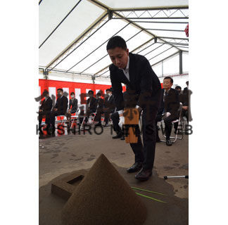 釧路スズキ販売が地鎮祭(2020-07-04)