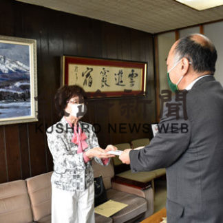 釧路ゾンタクラブが釧新基金に拠出(2020-07-02)