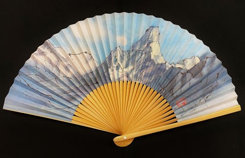 平山郁夫作品の扇子プレゼント　(2020-07-10)