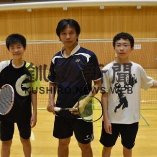 白糠茶路中バド部、部員ゼロから再始動(2020-08-08)