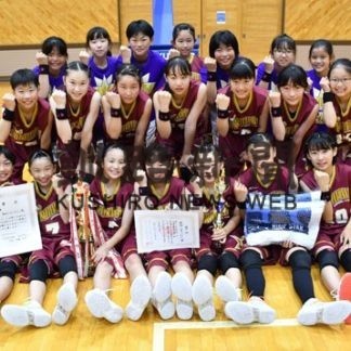 男子・鶴野、女子・鳥西優勝　ミニバス秋季体育祭_1(2020-09-01)