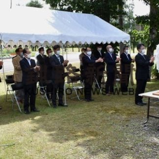 標茶で虹別酪農祭の感謝式典(2020-09-01)