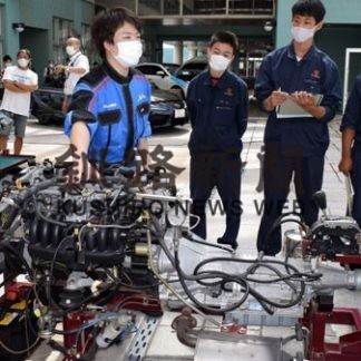 釧路自動車整備振興会が出前授業(2020-08-31)