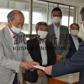 宅建協会支部が本や点字図書館備品を釧路市に寄贈(2020-08-30)