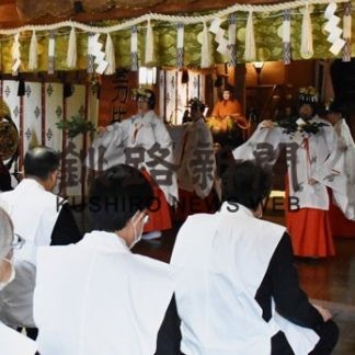 コロナで中止、根室金刀比羅神社例大祭で本祭儀(2020-08-11)