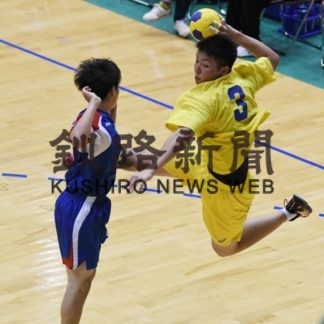 高校ハンドボール　釧工業と釧明輝が決勝へ(2020-08-10)