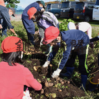 計根別学園で食育学校(2020-09-27)