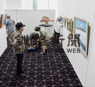 彫塑や水彩で自然描く　「ノワール」美術展(2020-09-20)