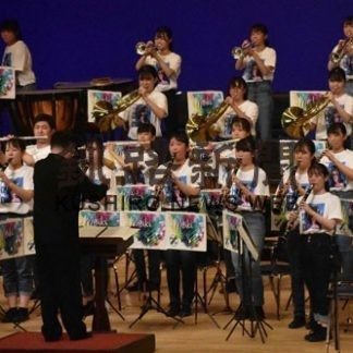 釧路明輝高校、壮大な音楽奏でる(2020-09-22)