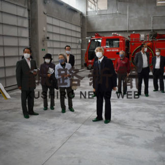 白糠町消防新庁舎で内覧会(2020-09-28)