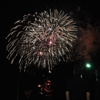 中標津でサプライス花火(2020-09-15)