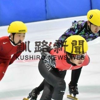 男子５００㍍は加藤が連覇　ショートトラック釧路大会(2020-09-15)
