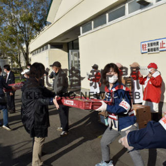 大規模避難訓練で洪水、津波時の行動理解(2020-10-17)