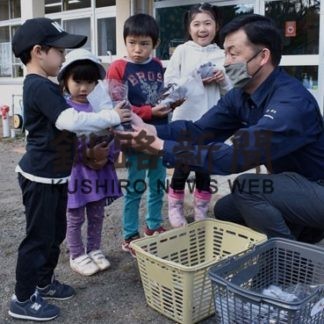 ブドウをプレゼント　盗難にあった保育園に(2020-10-22)