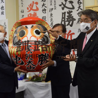 蝦名氏４選　「当面はコロナ感染対策を」(2020-10-19)