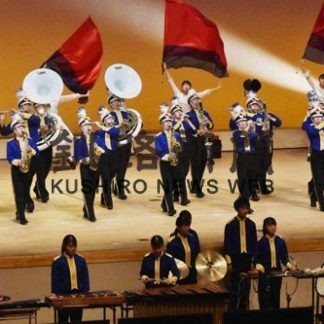 ドリル演奏、観客魅了(2020-10-03)