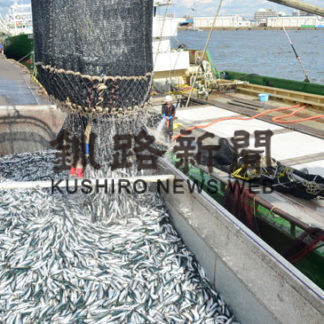 マイワシ終漁、釧路港は１４万㌧(2020-11-03)
