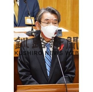 全身全霊で市政運営　蝦名市長４期目就任あいさつ(2020-11-27)