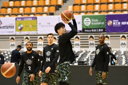 レバンガ釧路公式戦を前に事前練習(2020-11-07)