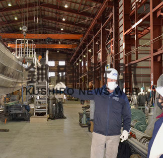 造船の行程や手順理解、太田小児童が社会見学(2020-11-08)