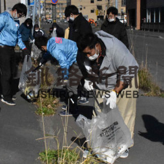 アクトクラブと合同で清掃活動(2020-11-22)