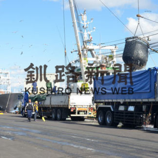 釧路港今年の水揚げ、１０・９％増の１９万㌧(2020-12-29)