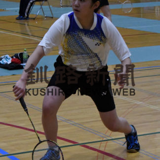 住尾（釧鳥取）男子単Ｖ　バドミントン中学新人戦_1(2020-12-13)