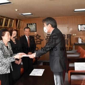 アートギャラリー協力会が釧路市にパソコンや業務用掃除機など備品寄贈(2020-12-04)