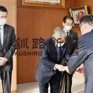 根室西ロータリーク、消防設備基金に１５万円寄付(2020-12-19)