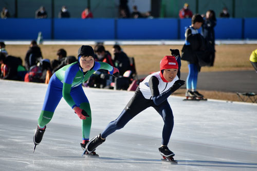 藤中(釧北3年)2冠達成 スピードスケート市長杯兼道東少年団交流(2020-12-13)