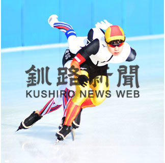 全道小中スピード、藤中男子中学１５００Ｖ(2020-12-21)