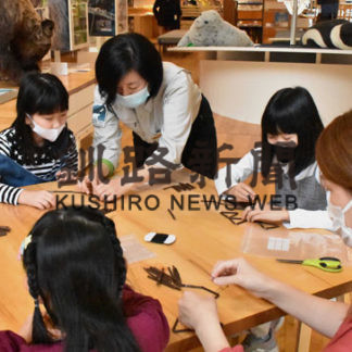 親子連れらがヒンメリ作りを体験、冬に入る前のひととき楽しむ(2020-12-06)