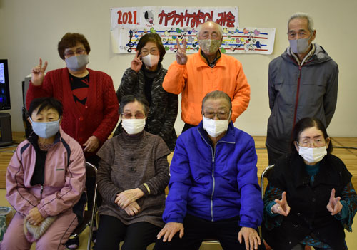 カラオケ愛好者 歌い初め楽しむ(2021-01-26)