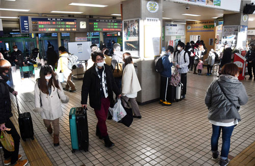 コロナ禍Uターン 混雑見られず(2021-01-04)