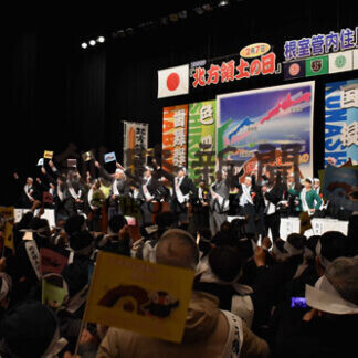 根室初の無観客住民大会(2021-01-20)