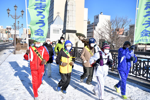 釧路走ろう会、新年走り初め(2021-01-03)