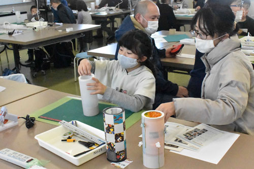 LEDランプ作り「楽しい」(2021-01-13)