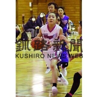 昭和５点差逆転　釧新杯バスケＵ１２女子(2021-01-24)
